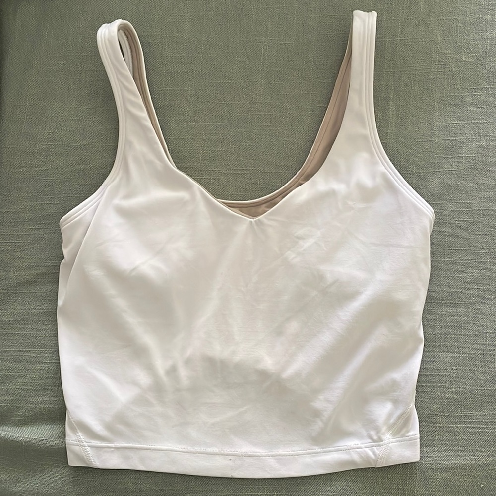lululemon athletica White Tank Top